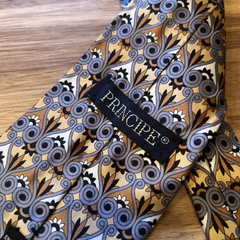 Principe Hand‎ Made 100% Silk Men’s Neck Tie Made In Italy